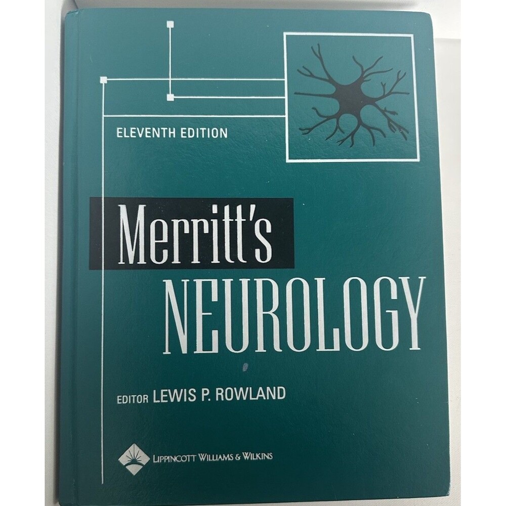 Merritt’s Neurology 11th Edition Hardcover Lewis P Rowland Medical Textbook